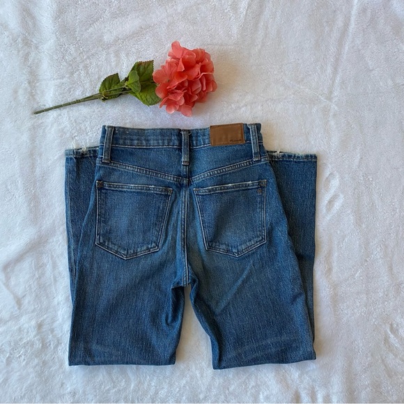 Madewell The High Rise Slim Crop Boy Jean Size 23 - Picture 7 of 8